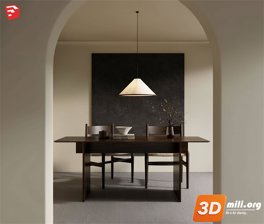 Dining Table Set Skp Files